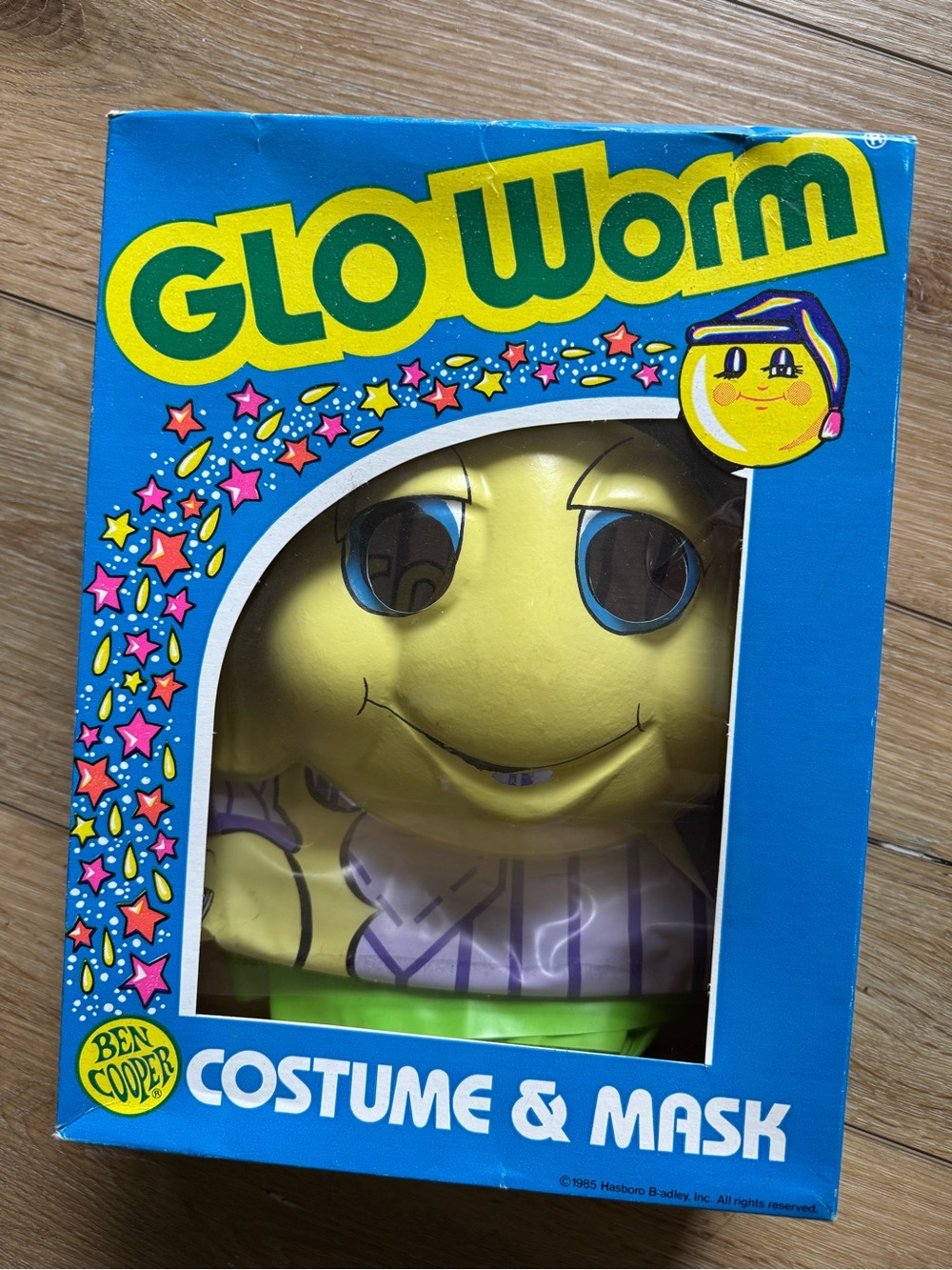 Hasbro 1985 Glo Worm Kids Costume & Mask